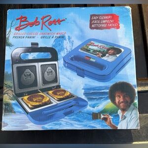 Bob Ross Blue Grilled Cheese Sandwich Maker